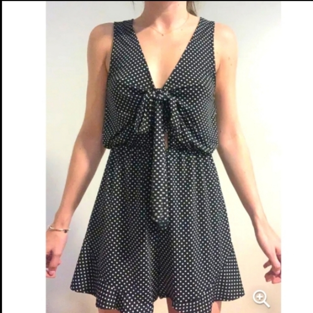 Charlotte Russe Polka Dot Romper